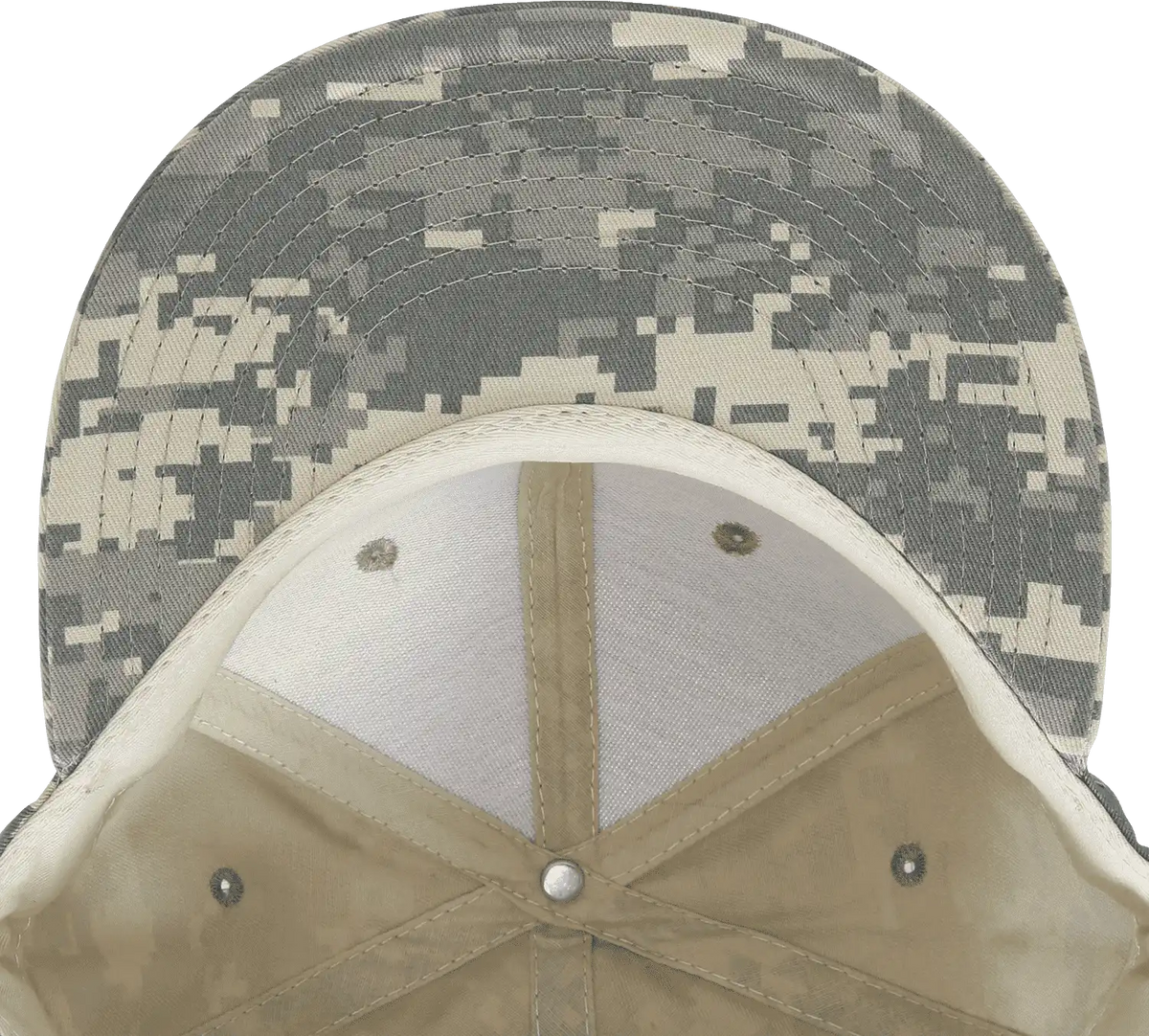 Decky 1047 Digital Camo Snapback Cap - Army Digicam - one Size Fits Most