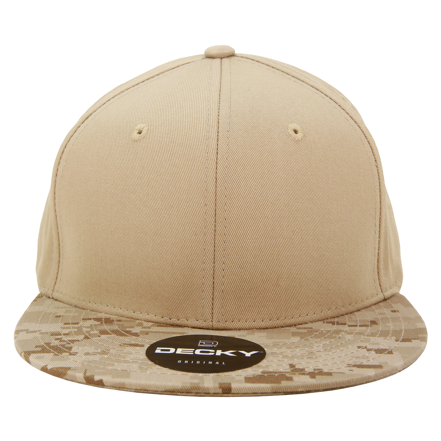 Decky 1047 Digital Camo Snapback Cap - Desert Khaki