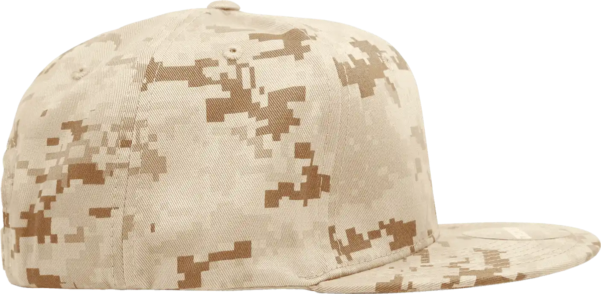 Decky 1047 Digital Camo Snapback Cap - Desert - Tan / one Size Fits Most