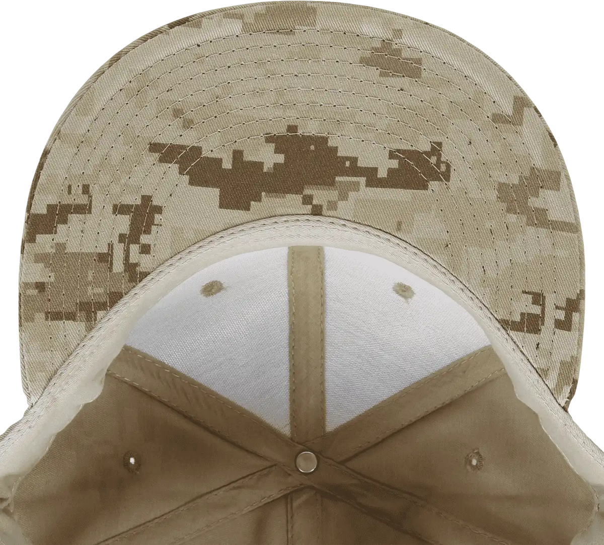 Decky 1047 Digital Camo Snapback Cap - Desert - Tan / one Size Fits Most