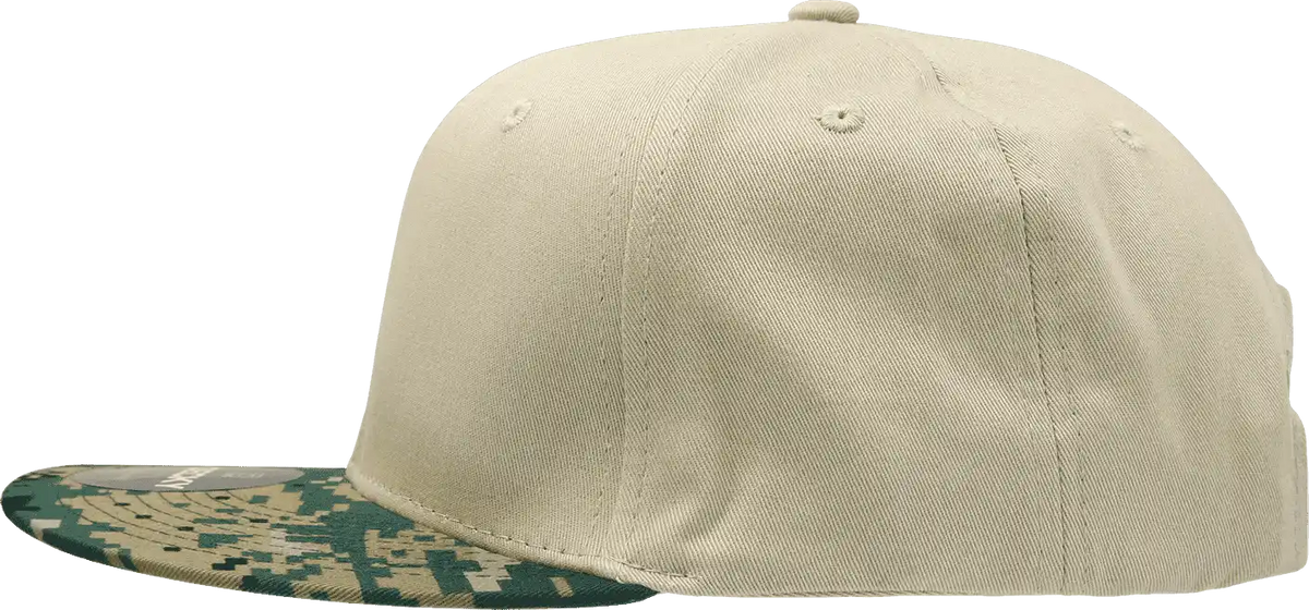 Decky 1047 Digital Camo Snapback Cap Mcu Khaki / one Size Fits Most