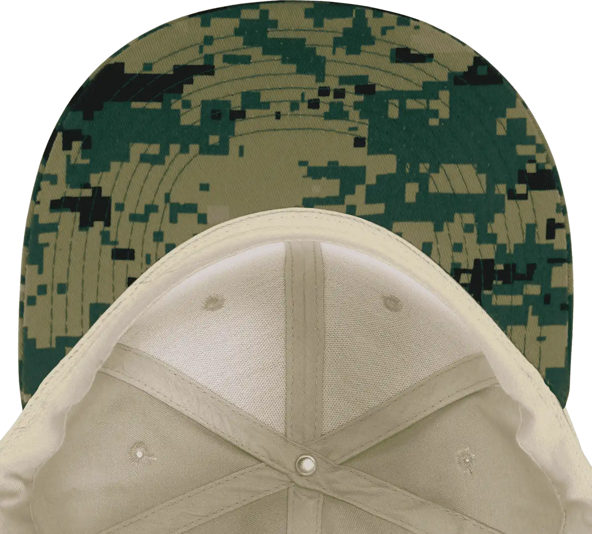 Decky 1047 Digital Camo Snapback Cap Mcu Khaki / one Size Fits Most