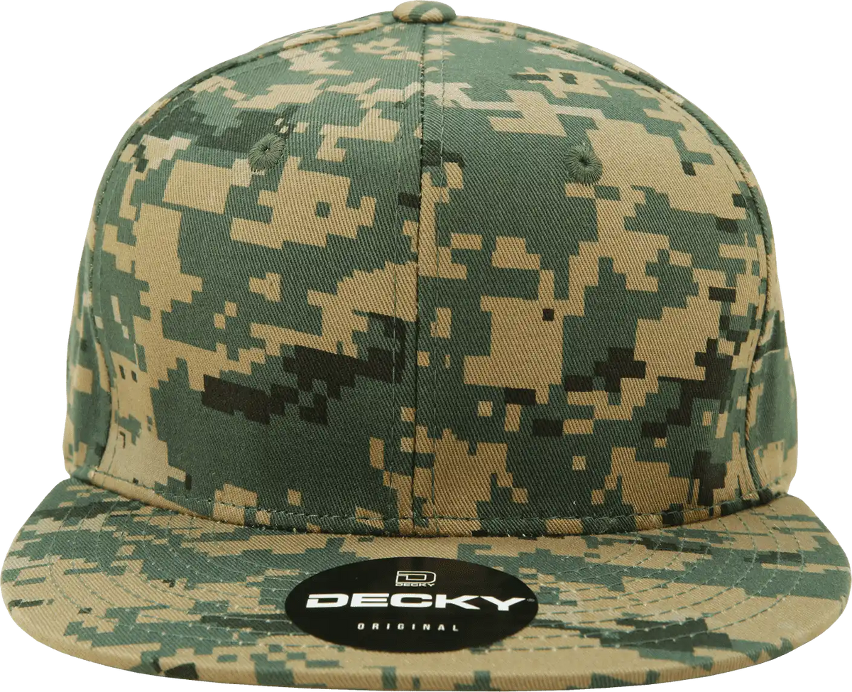 Decky 1047 Digital Camo Snapback Cap Mcu / one Size Fits Most