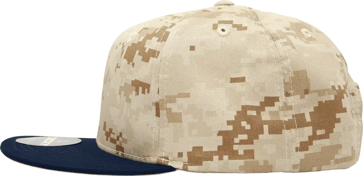 Decky 1047 Digital Camo Snapback Cap Navy Desert / one Size Fits Most
