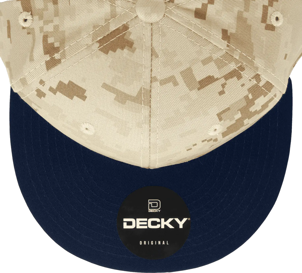 Decky 1047 Digital Camo Snapback Cap - Navy Desert - one Size Fits Most