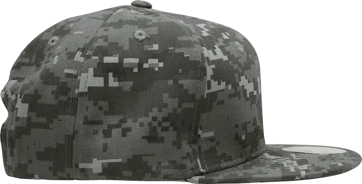 Decky 1047 Digital Camo Snapback Cap - Ntg