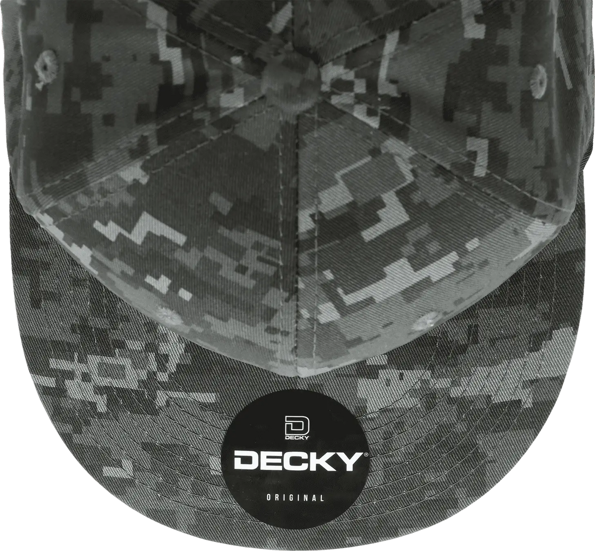 Decky 1047 Digital Camo Snapback Cap - Ntg