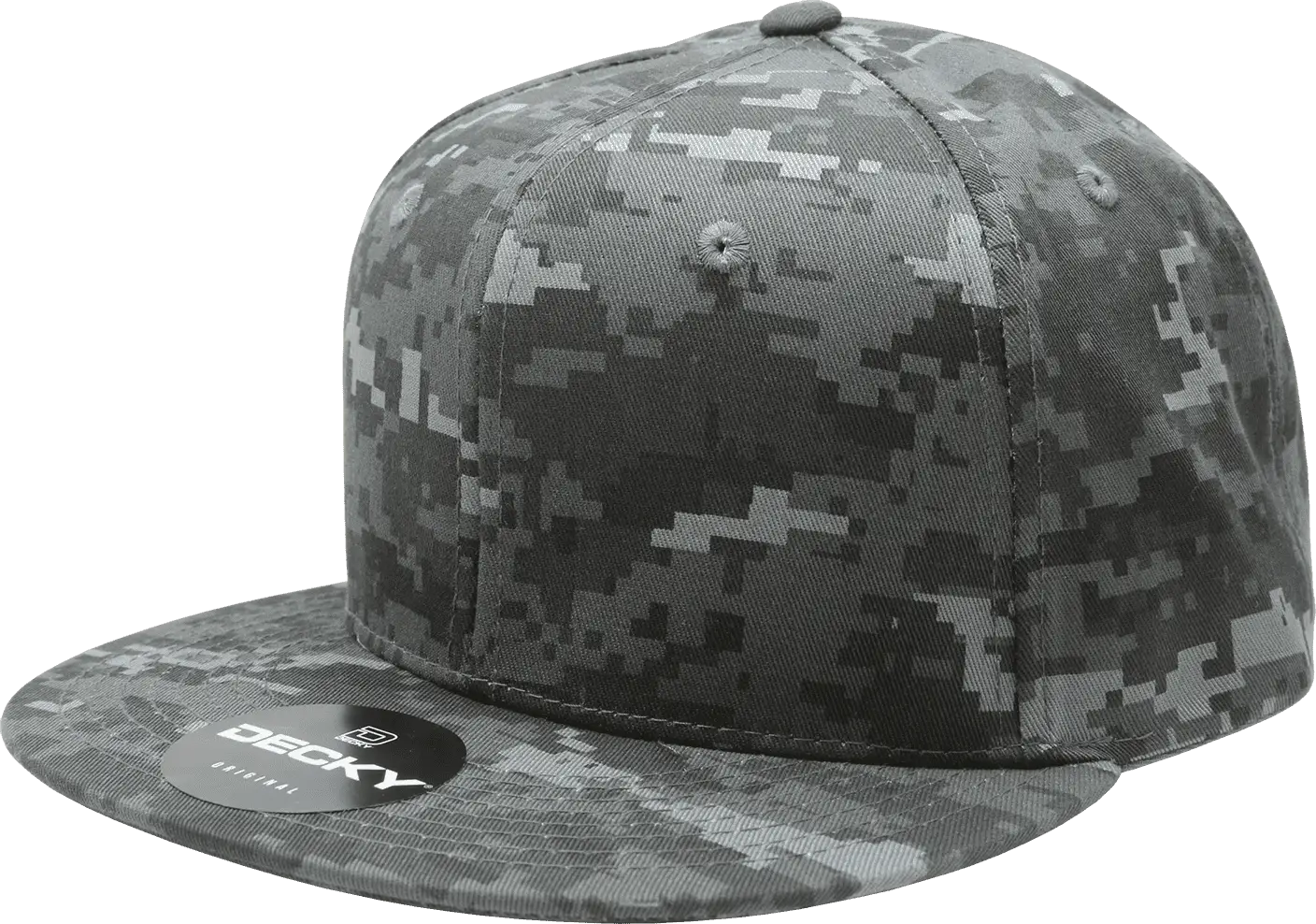 Decky 1047 Digital Camo Snapback Cap - Ntg