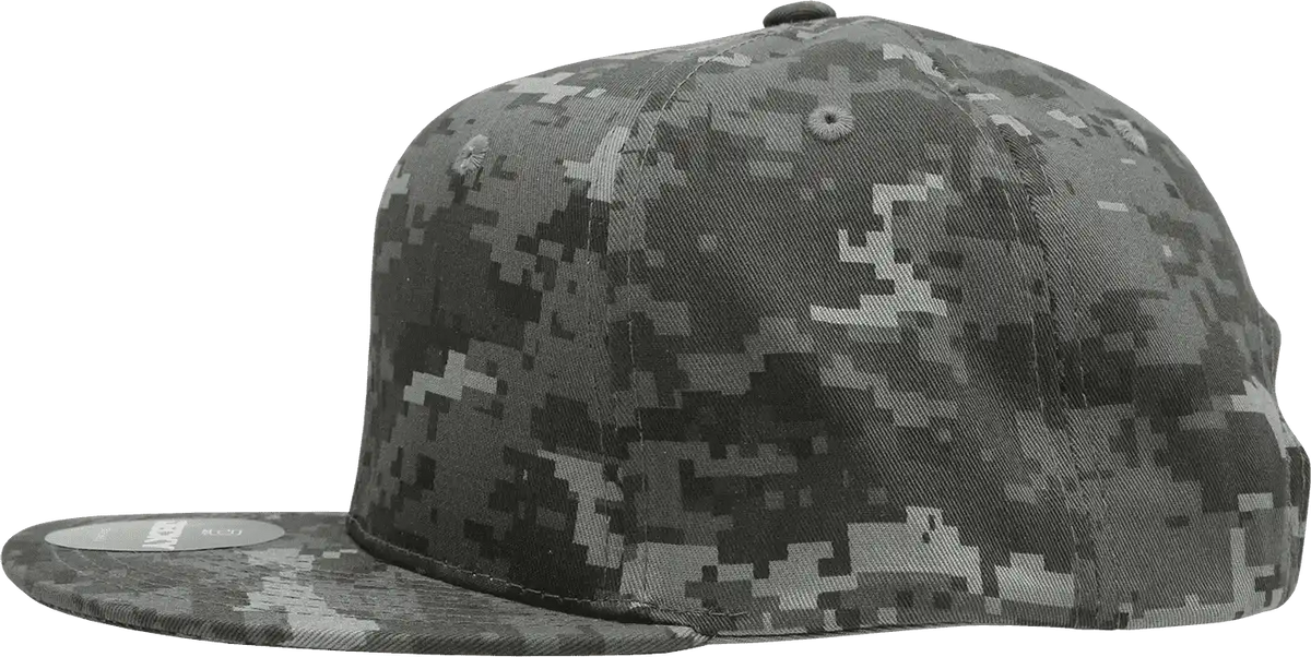 Decky 1047 Digital Camo Snapback Cap Ntg / one Size Fits Most