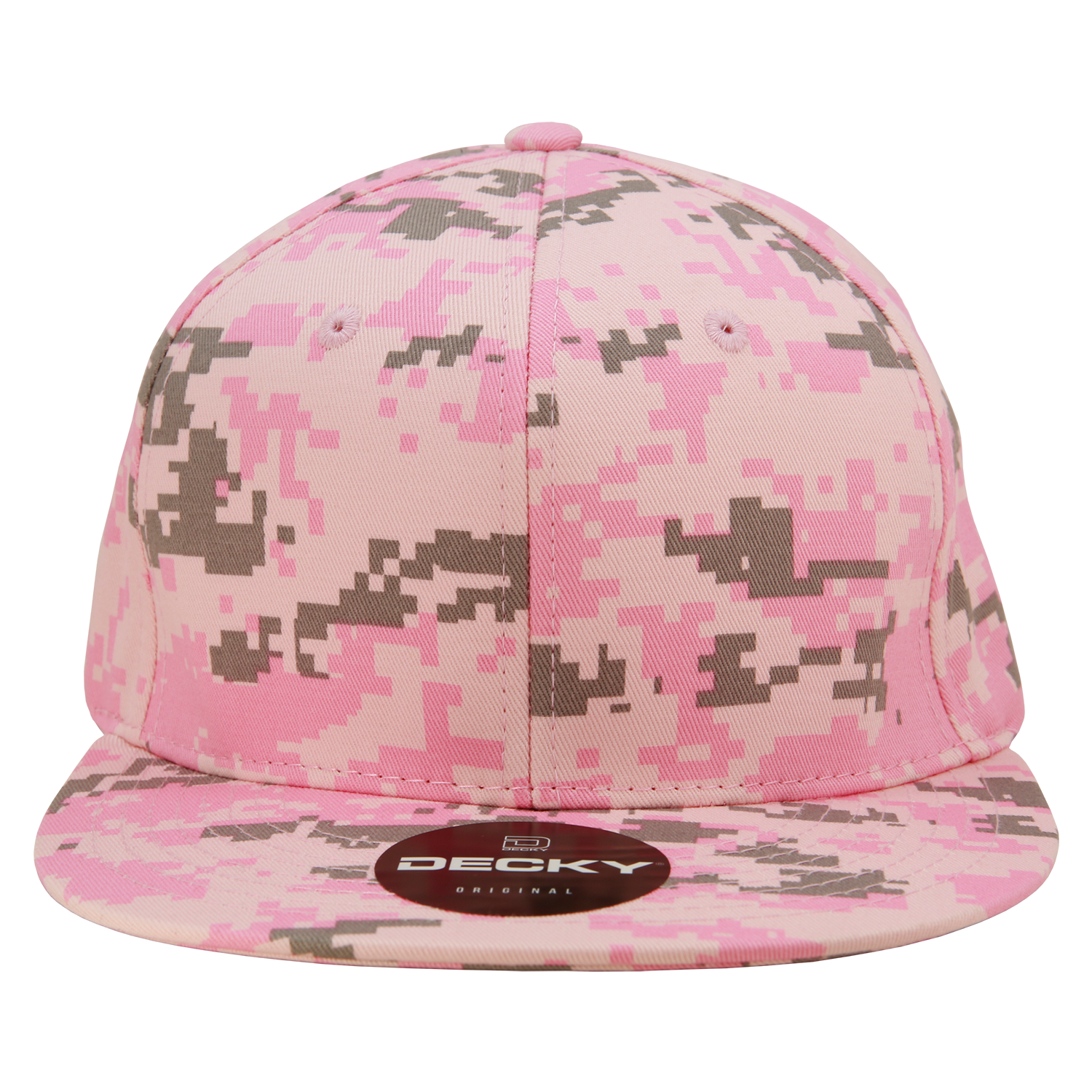 Decky 1047 Digital Camo Snapback Cap - Pink
