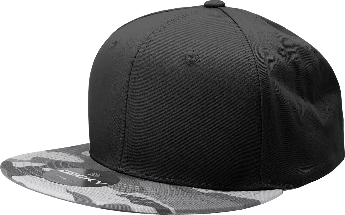 Decky 1047 Digital Camo Snapback Cap Urban Black / one Size Fits Most