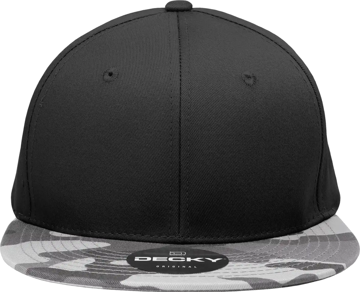 Decky 1047 Digital Camo Snapback Cap Urban Black / one Size Fits Most