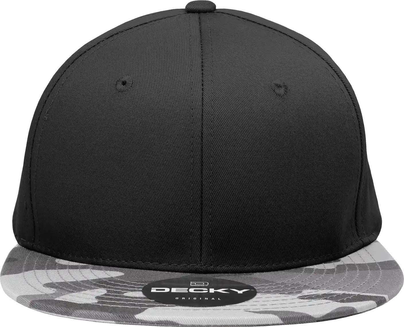 Decky 1047 Digital Camo Snapback Cap - Urban Black - one Size Fits Most