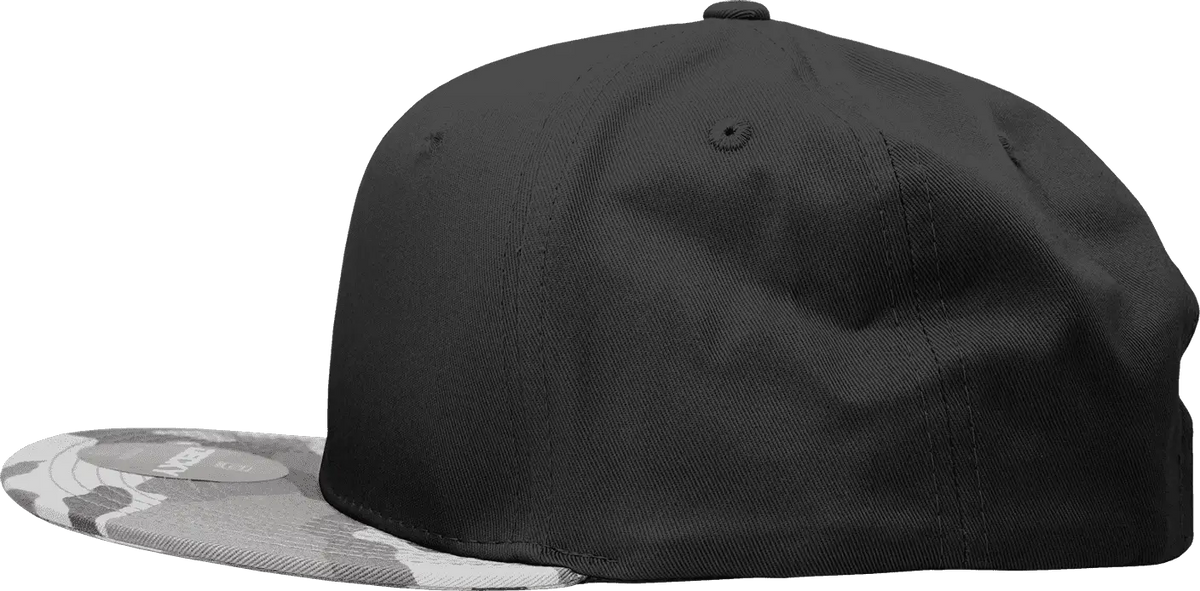 Decky 1047 Digital Camo Snapback Cap - Urban Black - one Size Fits Most