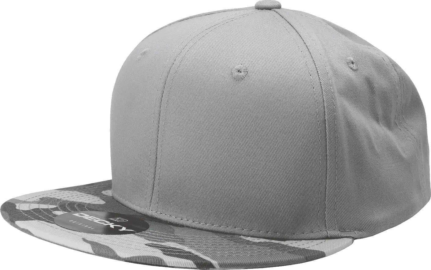 Decky 1047 Digital Camo Snapback Cap - Urban Gray