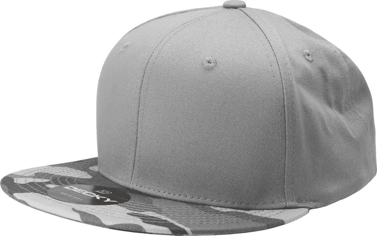 Decky 1047 Digital Camo Snapback Cap Urban Gray / one Size Fits Most