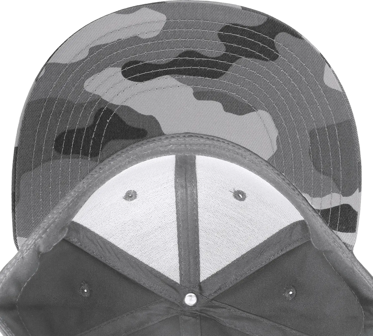Decky 1047 Digital Camo Snapback Cap - Urban Gray - one Size Fits Most