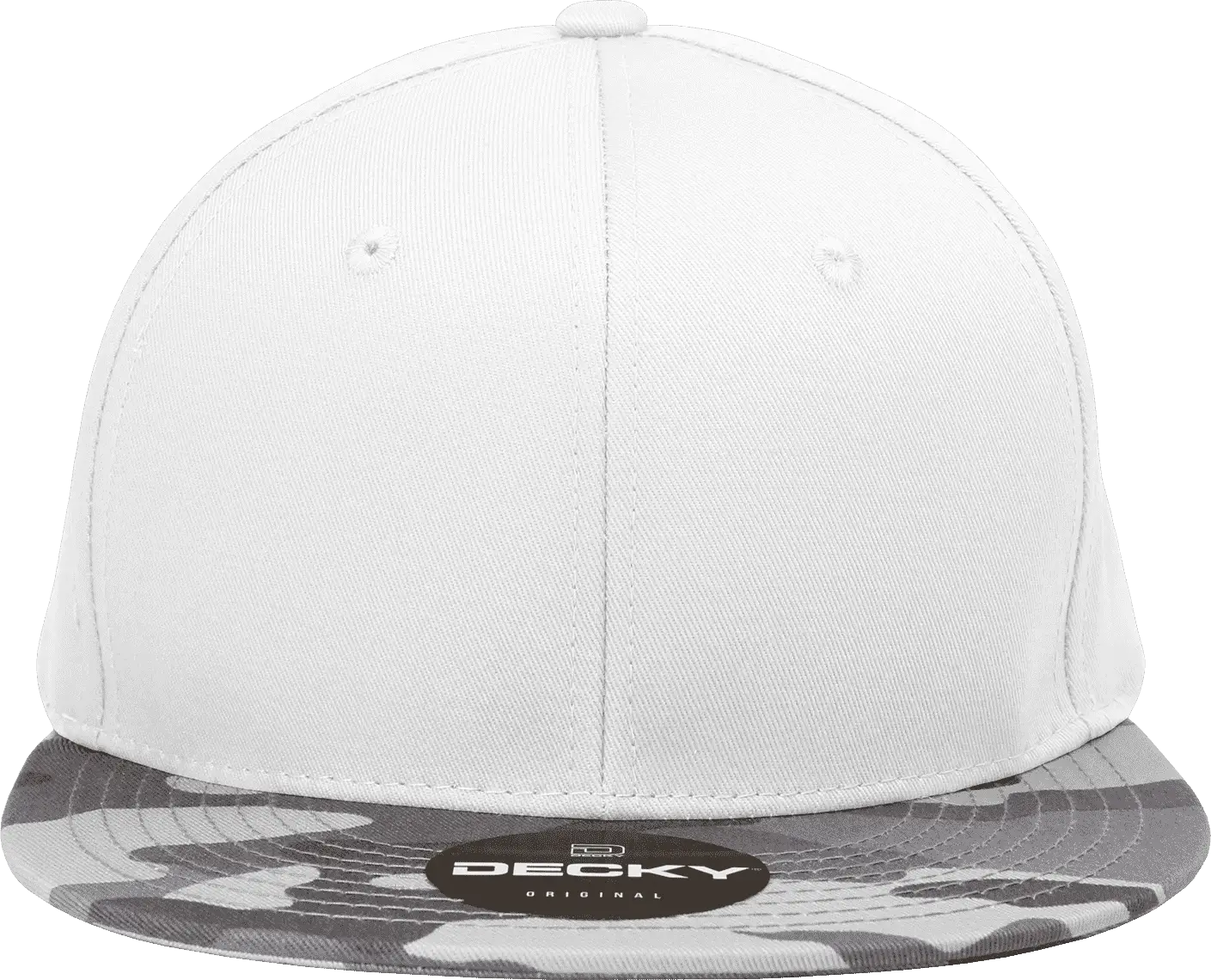 Decky 1047 Digital Camo Snapback Cap - Urban White