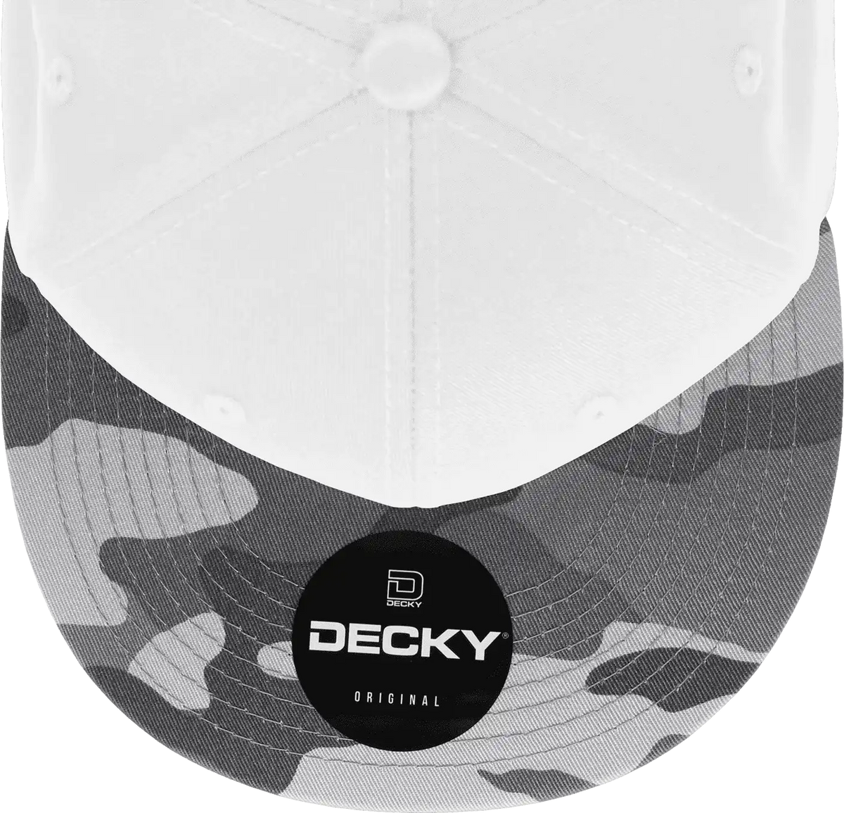 Decky 1047 Digital Camo Snapback Cap Urban White / one Size Fits Most