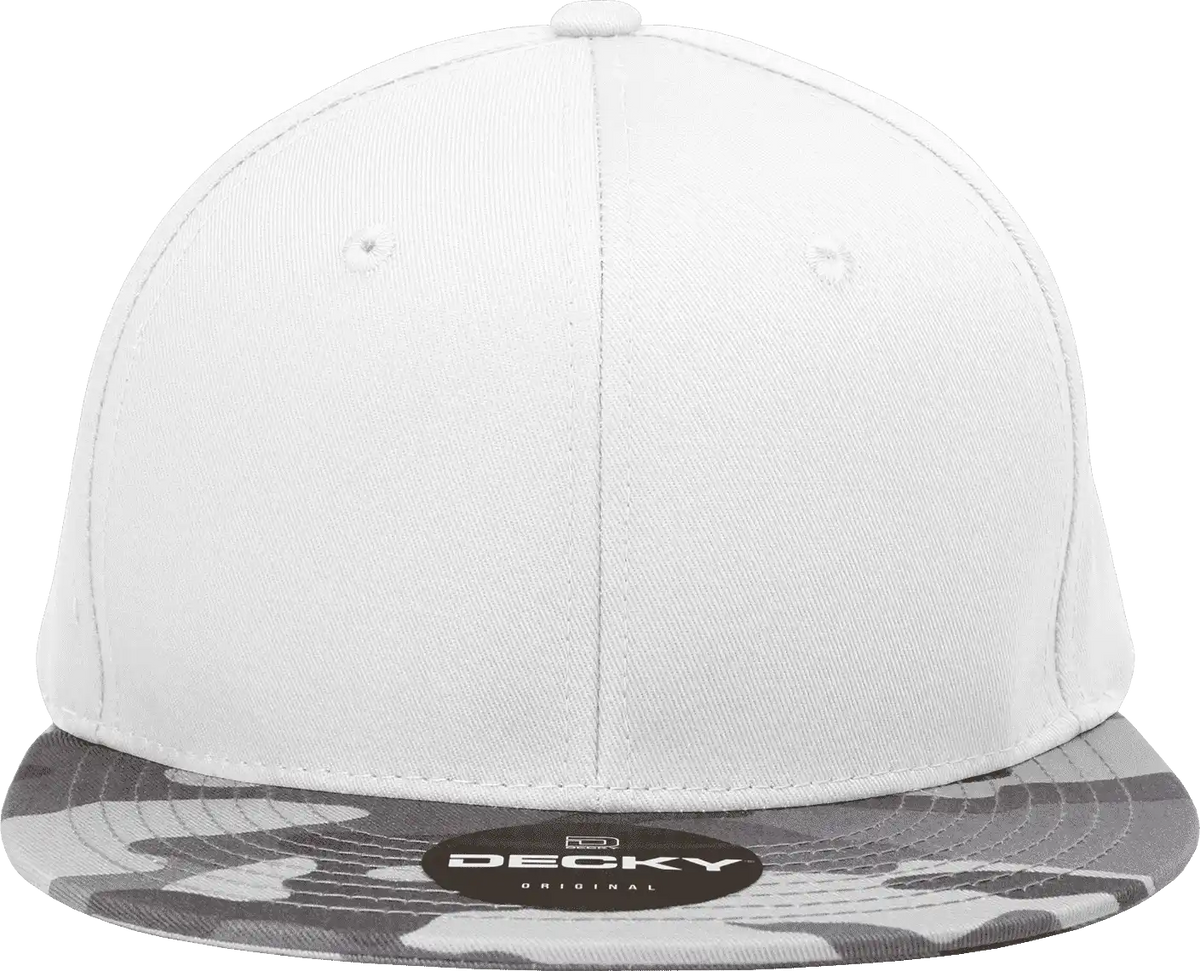 Decky 1047 Digital Camo Snapback Cap Urban White / one Size Fits Most