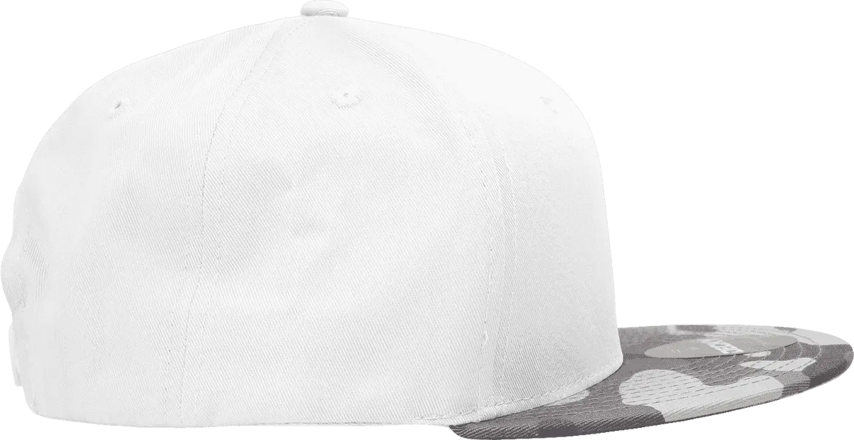 Decky 1047 Digital Camo Snapback Cap - Urban White - one Size Fits Most