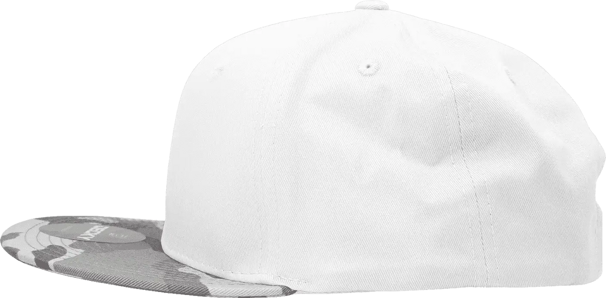 Decky 1047 Digital Camo Snapback Cap - Urban White - one Size Fits Most