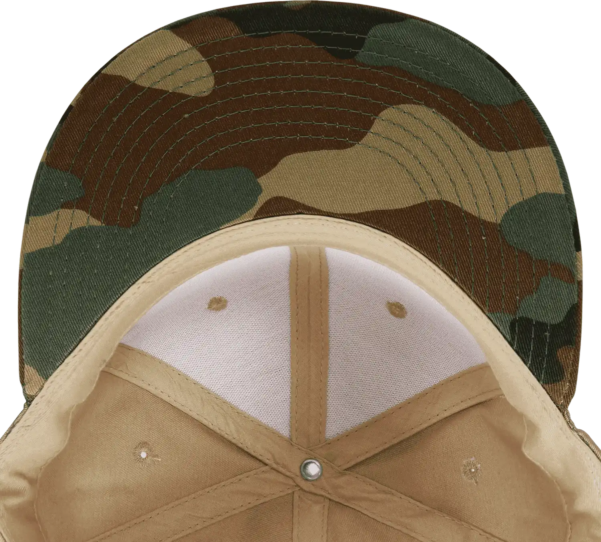 Decky 1047 Digital Camo Snapback Cap - Woodland Khaki - one Size Fits Most