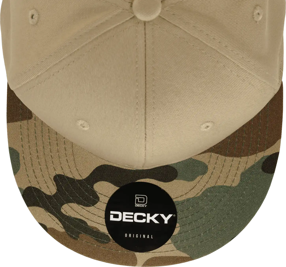 Decky 1047 Digital Camo Snapback Cap - Woodland Khaki - one Size Fits Most