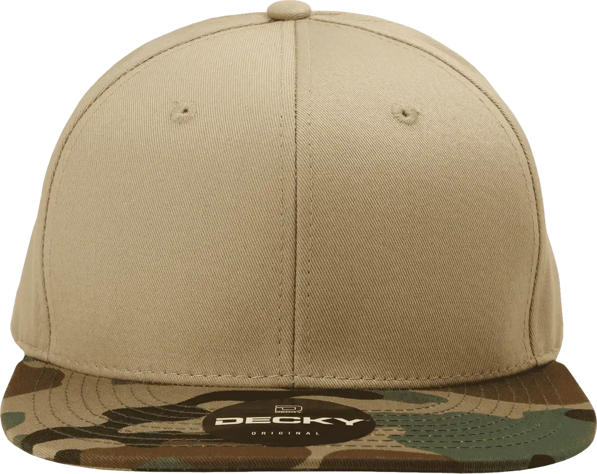 Decky 1047 Digital Camo Snapback Cap - Woodland Khaki - one Size Fits Most