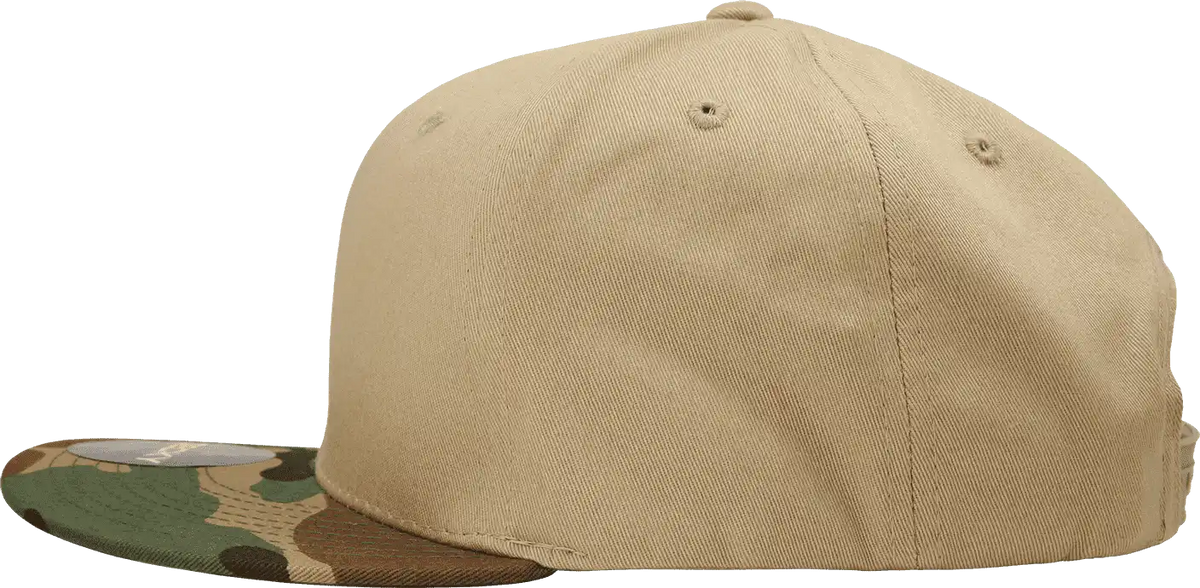 Decky 1047 Digital Camo Snapback Cap - Woodland Khaki - one Size Fits Most