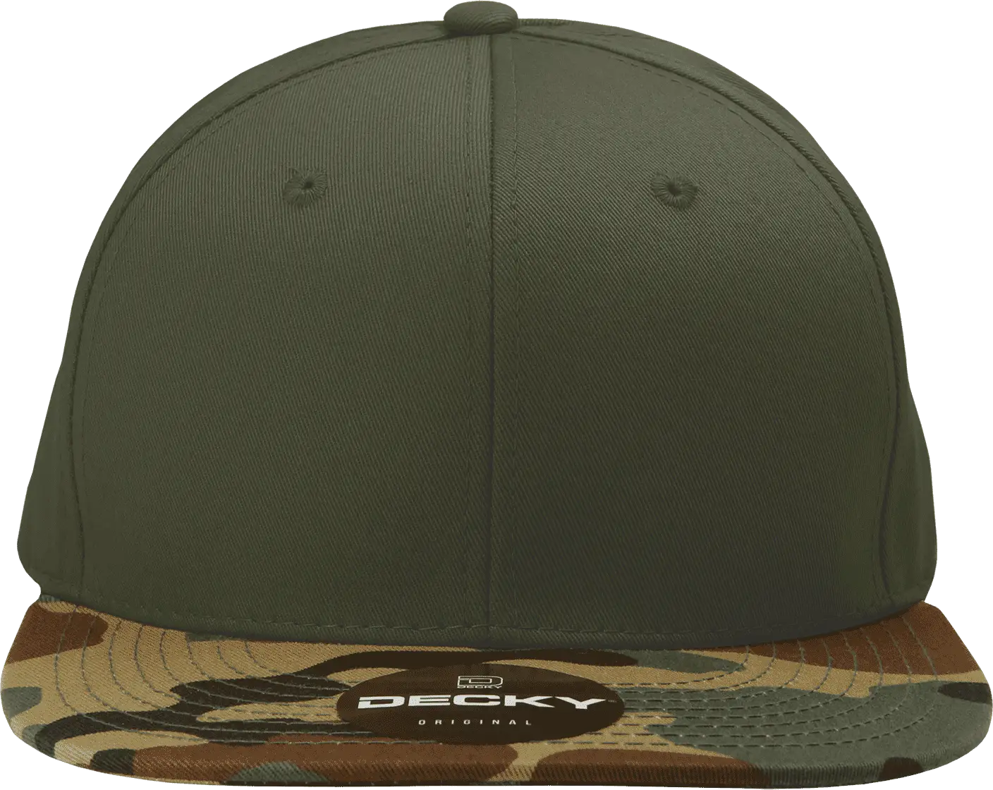 Decky 1047 Digital Camo Snapback Cap - Woodland Olive