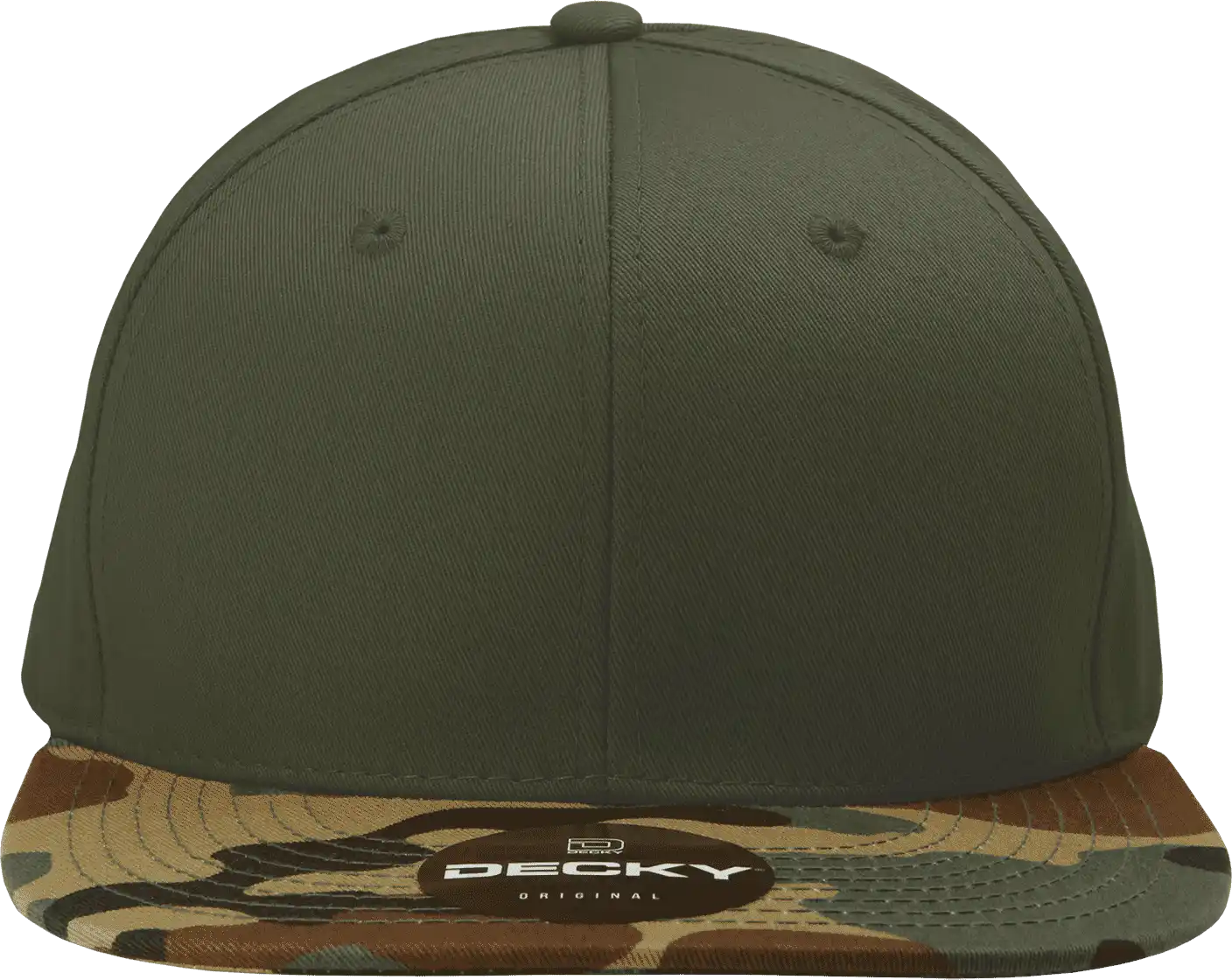Decky 1047 Digital Camo Snapback Cap - Woodland Olive - one Size Fits Most