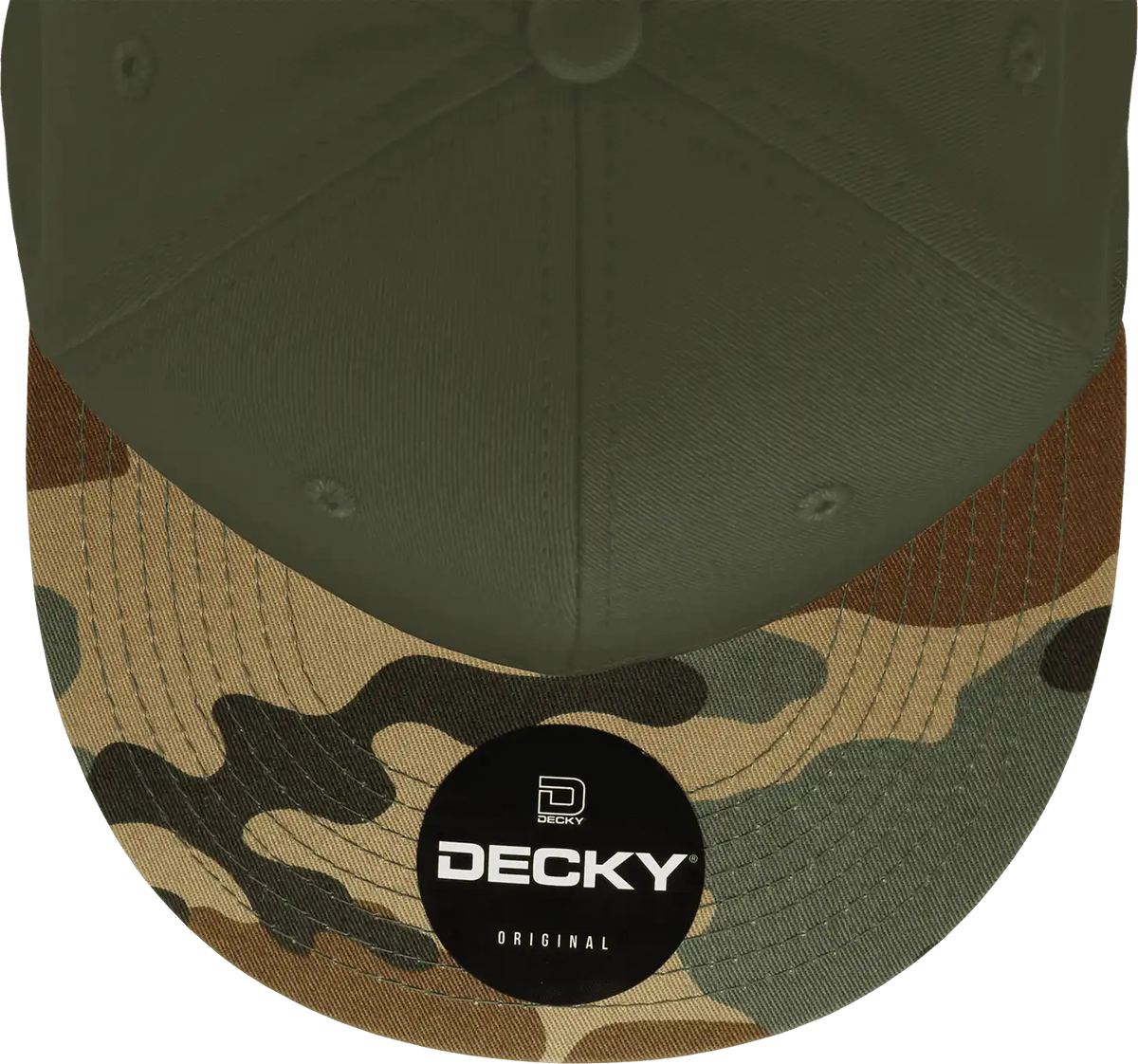 Decky 1047 Digital Camo Snapback Cap - Woodland Olive - one Size Fits Most