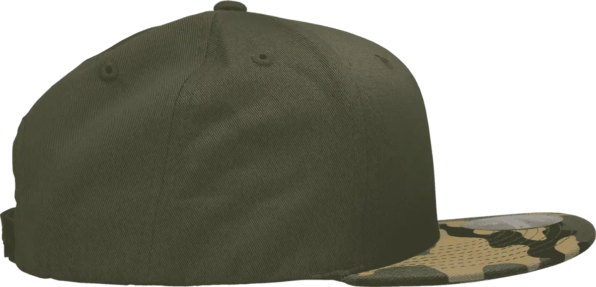 Decky 1047 Digital Camo Snapback Cap - Woodland Olive - one Size Fits Most