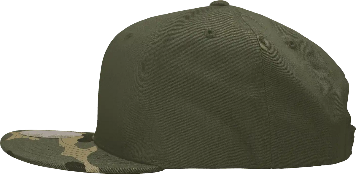 Decky 1047 Digital Camo Snapback Cap - Woodland Olive - one Size Fits Most
