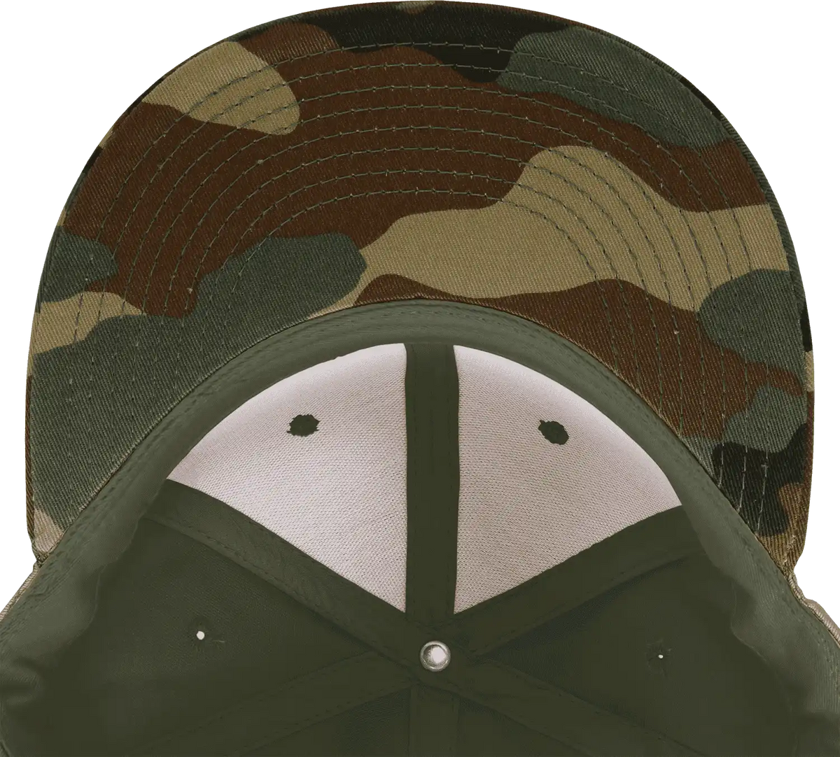 Decky 1047 Digital Camo Snapback Cap - Woodland Olive - one Size Fits Most