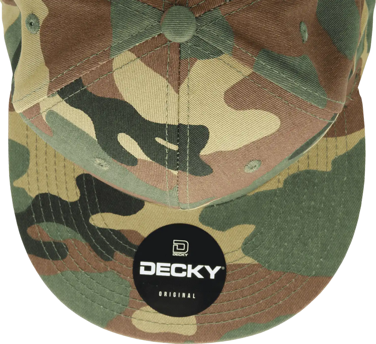Decky 1047 Digital Camo Snapback Cap - Woodland - one Size Fits Most
