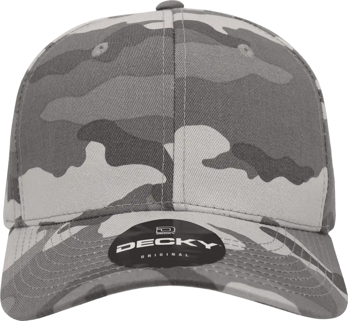 Decky 1048 Camo Curve Bill Baseball Cap Urban / one Size Fits Most