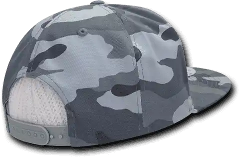 Decky 1049 Camo Cotton Snapback Cap Urban / one Size Fits Most
