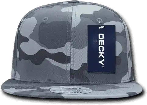 Decky 1049 Camo Cotton Snapback Cap Urban / one Size Fits Most