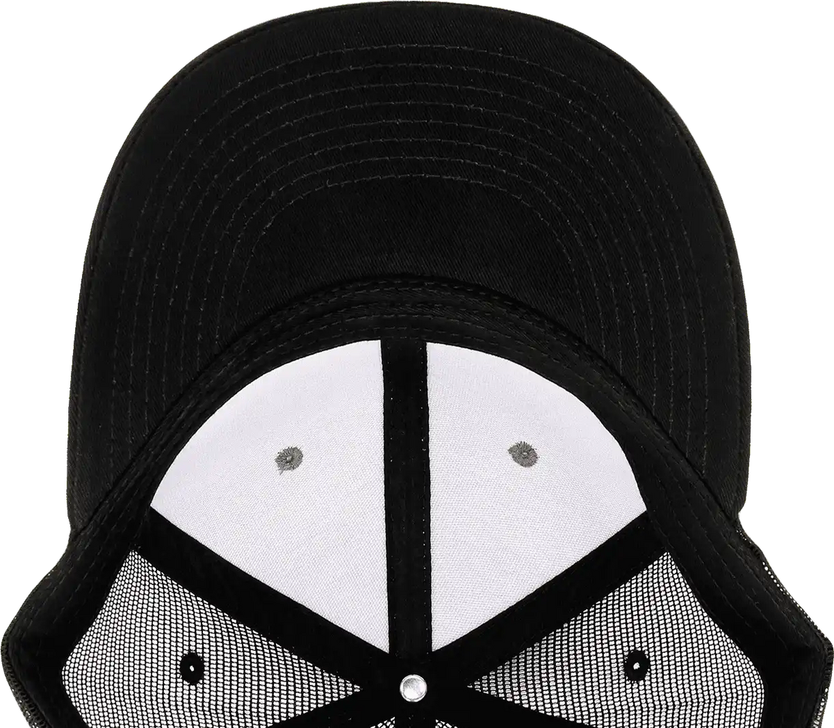 Decky 1054 Cotton Curve Billl Trucker Cap Black Urban Camo / one Size Fits Most