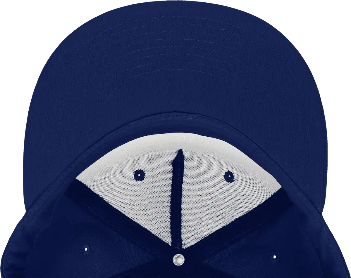 Decky 1064 5 Panel Cotton Flat Bill Snapback Cap Navy / one Size Fits Most