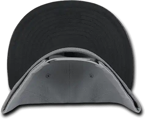 Decky 1071 Acrylic/vinyl Snapback Cap - Gray Black - one Size Fits Most