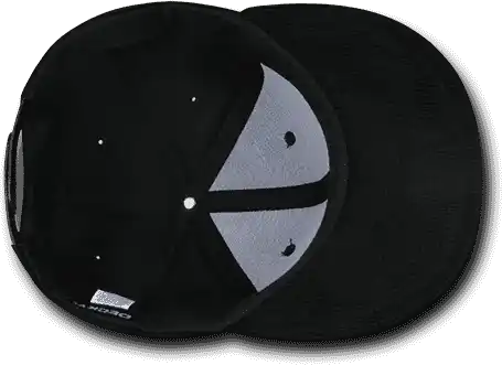 Decky 1076 Corduroy Snapback Cap Black / one Size Fits Most