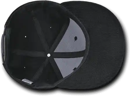 Decky 1076 Corduroy Snapback Cap - Charcoal - Dark Gray / one Size Fits Most