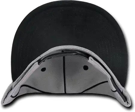Decky 1078 Piped Crown Snapback Cap Black / one Size Fits Most
