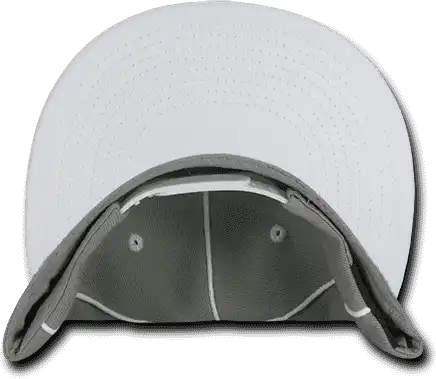 Decky 1078 Piped Crown Snapback Cap - White - one Size Fits Most