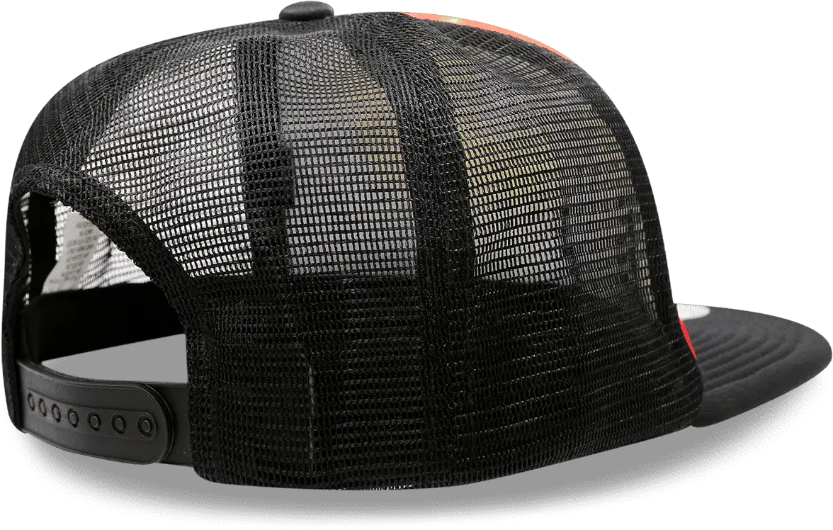 Decky 1079 Tie Dye Print Trucker Cap - Rainbow