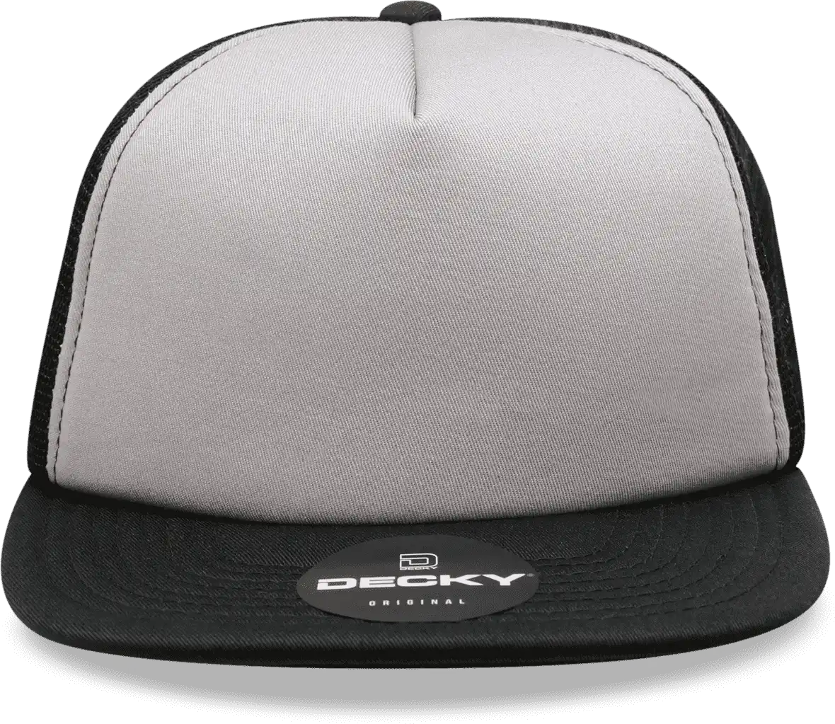 Decky 1080 Heavy Duty Foam Trucker Cap - Gray Black - one Size Fits Most