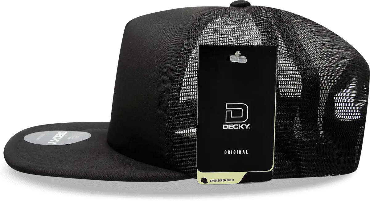 Decky 1080 Heavy Duty Foam Trucker Cap - Red - one Size Fits Most